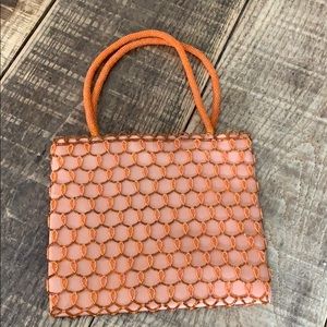 *3 for $20*/Vintage orange cocktail purse